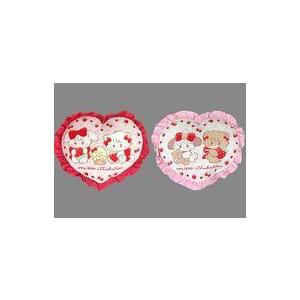 中古クッション・本体 全2種セット ハート型フリルクッション 「mikko illustration...