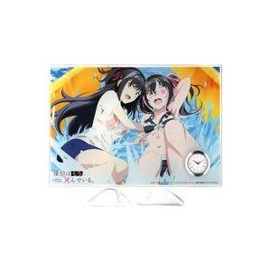 中古置き時計・壁掛け時計 夏凪渚＆斎川唯 アニメ描き下ろしイラスト使用アクリルクロック 「Blu-r...