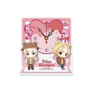 中古置き時計・掛け時計 佐野万次郎＆龍宮寺堅(くまみみパーカーver.) ぷちちょこ ミニアクリル置...