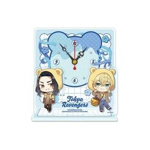 中古置き時計・掛け時計 松野千冬＆場地圭介(くまみみパーカーver.) ぷちちょこ ミニアクリル置時...