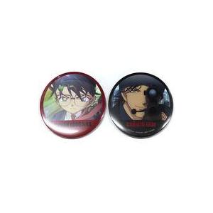 中古バッジ・ピンズ 江戸川コナン＆赤井秀一 オリジナル缶バッジ100mm2種セット 「Blu-ray/DVD 劇場版 名