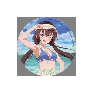 中古バッジ・ビンズ 周防有希/背景：海 BIG缶バッジ 「セガ ラッキーくじ TVアニメ 時々ボソッ...