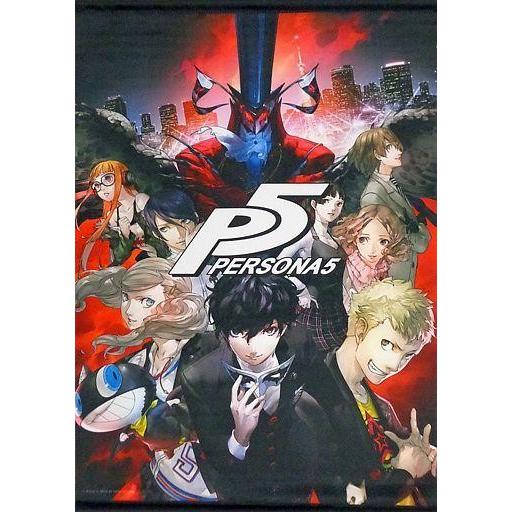 中古タペストリー キービジュアル B2タペストリー 「PS4/PS3ソフト ペルソナ5 20thアニ...