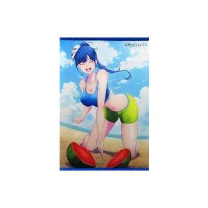 中古タペストリー 鶴河秋水 B2タペストリー 「Blu-ray 女神のカフェテラス」 ソフマップ・ア...