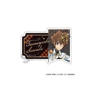 沢田綱吉 アクリルバッジ 新品バッジ・ビンズ 沢田綱吉(チェス) アクリルネームバッジ 「家庭