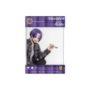 中古キャラカード 御影玲王(イラスト左側) 「ブルーロック Kalitaドリップタイム トレーディン...