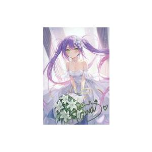 中古ポストカード 常闇トワ rurudo先生描き下ろし箔押し複製サイン入りイラストポストカード 「バ