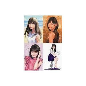 中古ポストカード 齋藤飛鳥＆山下美月＆遠藤さくら＆久保史緒里(乃木坂46) イラストポストカード(4枚セット) 週刊ヤングジャンプ20