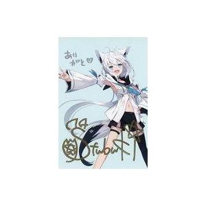 ホロライブ 誕生日記念2023 箔押し複製サイン入りブロマイドカード 白