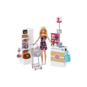 新品ドール バービーとおしごと! スーパーマーケットのおかいものセット 「Barbie -バービー-...