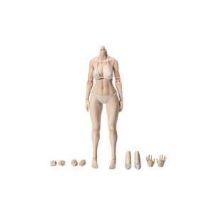 新品ドールアクセサリー 1/6 ナローショルダー フィメールボディ ラージバスト ホワイトスキン