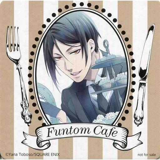 中古コースター(キャラクター) セバスチャン・ミカエリス(背景白) オリジナルコースター 「黒執事 ...