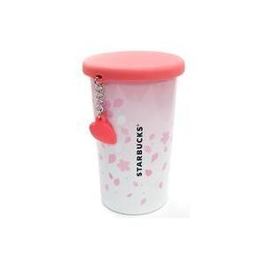 中古マグカップ・湯のみ SAKURA2018 シリコンリッドステンレスカップチャーム 「スターバック...