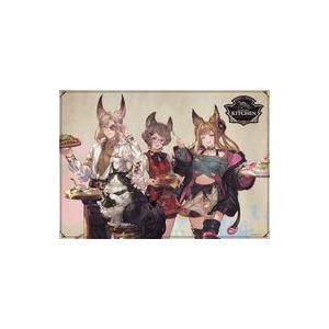 中古食器 イーウィヤ＆ル・オー＆メーテラ＆スーテラ 描き下ろし紙製ランチョンマット 「GRANBLU...