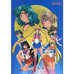 中古下敷き セーラー戦士5人 B5下敷き 「美少女戦士セーラームーンR