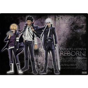 中古下敷き No.12 XANXUS＆スクアーロ＆ベルフェゴール 家庭教師ヒットマンREBORN! ...