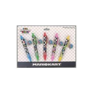 中古ペン 集合(マリオカート) シャープペン5本セット 「スーパーマリオ」 ユニバーサル・スタジオ・...