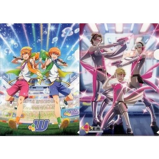 中古クリアファイル W＆S.E.M A4クリアファイル2枚セット 「CD THE IDOLM＠STE...