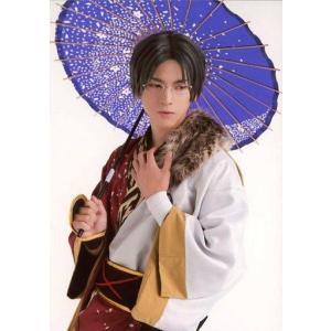 中古生写真(男性) 小松準弥(蓮巳敬人)/上半身・衣装赤.白・右手傘・キャラクターショット/舞台「あんさんぶるスターズ!オン・ステージ」個人ブ