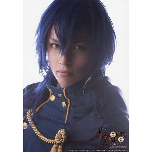 中古生写真(男性) 瀬戸啓太(放浪者)/バストアップ・衣装黒・背景白/舞台「CLOCK ZERO 〜...