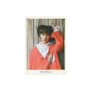 中古コレクションカード(男性) BOYFRIEND/MIN WOO(ミヌ)/衣装赤・帽子/CD「GL...