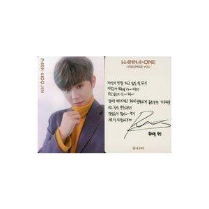 中古コレクションカード(男性) Wanna One/パク・ウジン(Park Woo Jin)/裏面白...