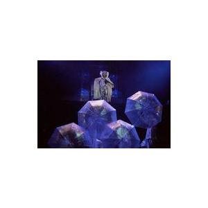 中古生写真(男性) 田渕法明/ライブフォト・横型・全身・衣装白・銀・左手傘・右手上げ・ポストカードサイズ/BSP(ブル