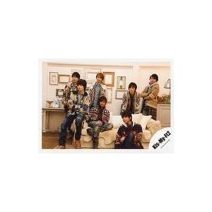 中古生写真(ジャニーズ) Kis-My-Ft2/集合(7人)/横型・座り・ソファ・全身・目線左・玉森横尾腕組み/公式生写真