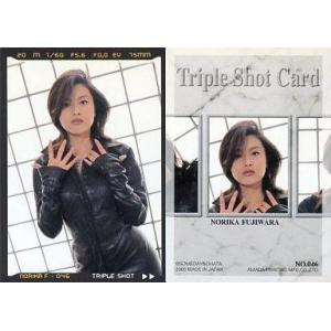 中古コレクションカード(女性) NO.046 ： 藤原紀香/Triple Shot Card/藤原紀...