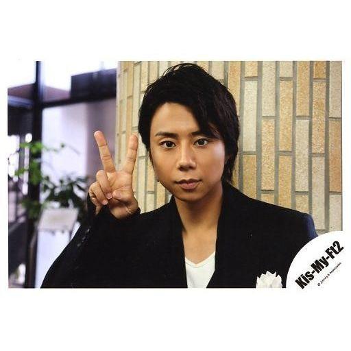 中古生写真(ジャニーズ) Kis-My-Ft2/北山宏光/横型・バストアップ・衣装白黒・右手ピース/...