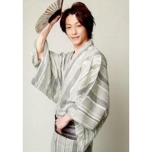 中古生写真(男性) 鈴木拡樹/膝上・体左向き・浴衣・右手上げ・扇子・左手帯/「鈴木拡樹 ファン感謝トークライブ」