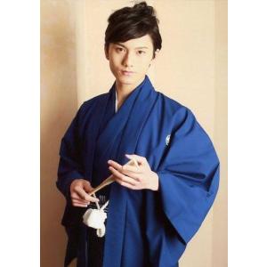中古生写真(男性) 水石亜飛夢/上半身・和服青・...の商品画像