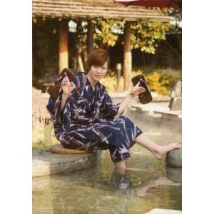 中古生写真(男性) 安川純平(丸井ブン太)/全身・浴衣・両手下駄・私服ショット/ミュージカル『テニスの王子様』全国大会 青学vs立海