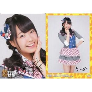 中古アイドル(AKB48・SKE48) N089 ： 加藤夕夏/ノーマルカード(箔押しサイン)/NM...