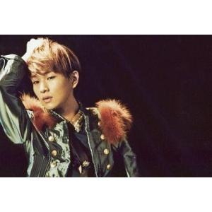 中古生写真(男性) SHINee/オニュ(ONEW)/横型・バストアップ・衣装カーキ・右手頭・目線左...