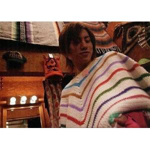 中古コレクションカード(男性) takuya/横型・上半身・ボーダー服・目線右下/雑誌「Ambiti...