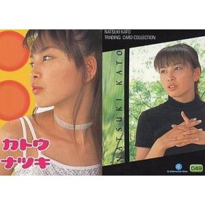 中古コレクションカード(女性) No.049 ： 加藤夏希/加藤夏希トレーディングカードコレクション