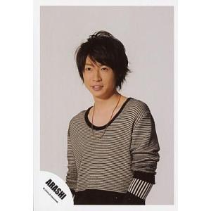 中古生写真(ジャニーズ) 嵐/相葉雅紀/上半身・長袖ボーダー・目線左・背景白/公式生写真