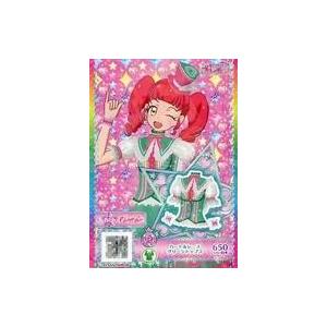 中古プリパラ C-064[R]：ハート＆レースグリーントップス