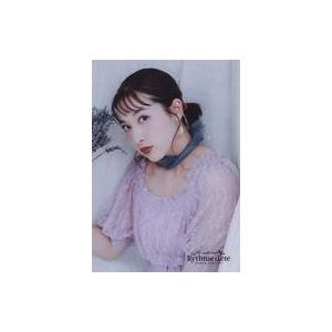 中古生写真(女性) 伊波杏樹/上半身・衣装紫・右手曲げ・植物・顔左向き・背景グレー/「An seul...