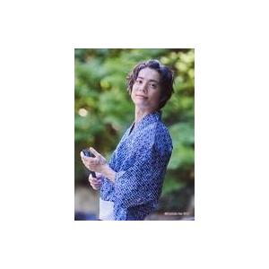 中古生写真(男性) 和田琢磨/上半身・浴衣青・両手扇子・体左向き・野外/「Heazelz Fes 2019」ブロマイドセットA