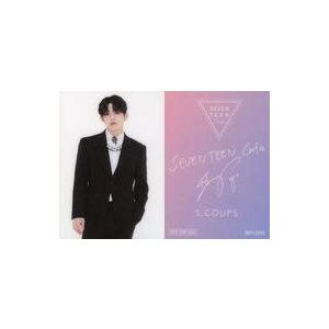 中古コレクションカード(男性) SEVENTEEN/S.COUPS(エスクプス)/衣装黒・白・裏面紫...