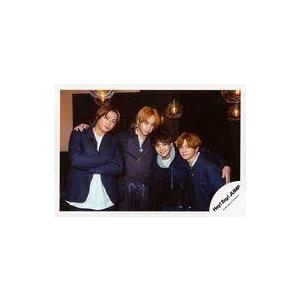中古生写真(ジャニーズ) Hey! Say! JUMP/集合(4人)/横型・膝上・衣装紺・肩組み・高...