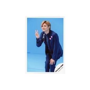 中古生写真(ジャニーズ) Hey! Say! JUMP/薮宏太/膝上・衣装紺・右手ピース・左手膝・左...