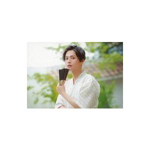 中古生写真(男性) 友常勇気/横型・上半身・衣装白・甚平・左向き・左手扇子/「友常勇気 Summer Event 2018 〜勇気100%