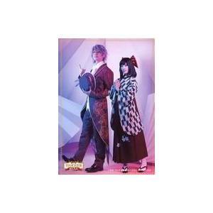 中古生写真(男性) 青木志穏(綾月芽衣)・安里勇哉(チャーリー)/キャラクターショット・2Lサイズ/...