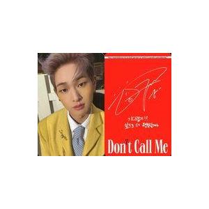 中古コレクションカード(男性) SHINee/ONEW(オニュ)/裏面赤・印刷サイン入り/CD「Don’t Call Me(PhotoBook Ver
