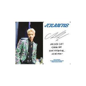 中古コレクションカード(男性) SHINee/MINHO(ミンホ)/上半身・裏面印刷サイン入り/CD「THE 7TH ALBUM REPACKAGE Atlan