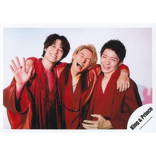 中古生写真(ジャニーズ) King ＆ Prince/平野紫耀・高橋海人・岸優太/横型・上半身/アル...