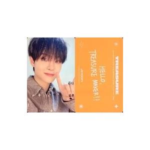 中古コレクションカード(男性) TREASURE/ジフン/裏面オレンジ・印刷メッセージ入り/CD「T...